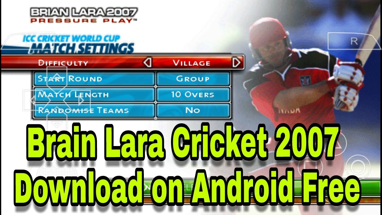 brian lara cricket 2007 pc full game free download